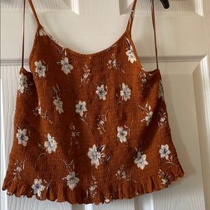Floral crop top